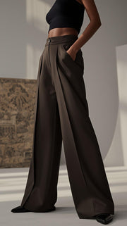 Adalí™ Pantalón Moldeador de Talle Alto y Pierna Ancha para Mujer