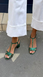 Genara | Sandalias Doradas Elegancia Diaria