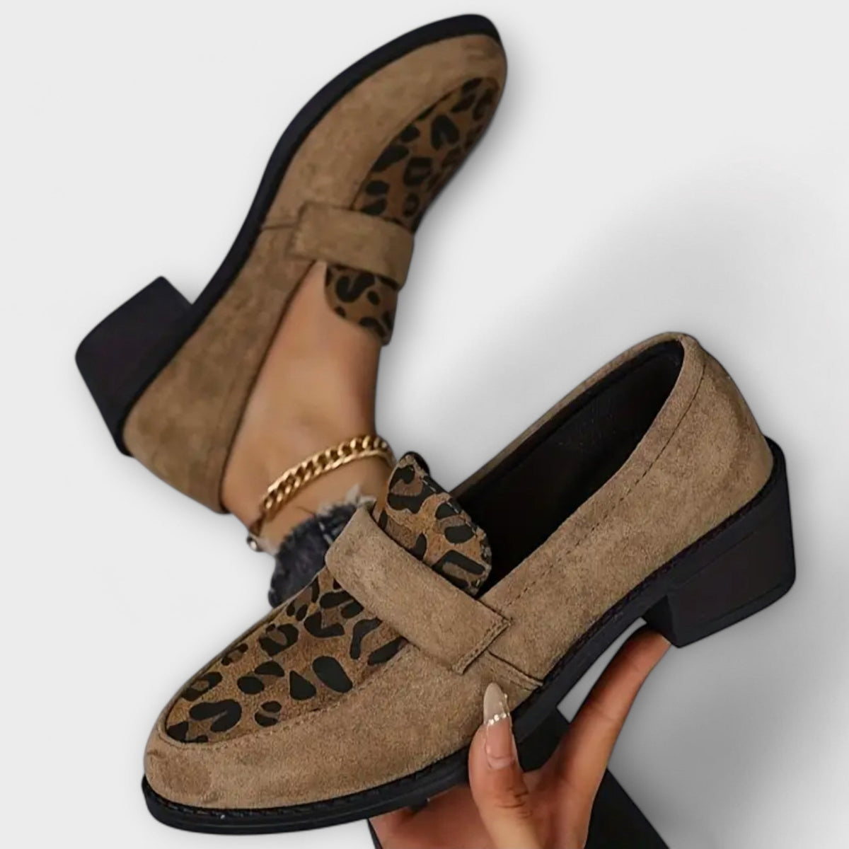 Yamileth™ Zapatos con Estampado de Leopardo para Mujer – Elegantes y Cómodos