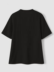 Blusa Elegante con Cuello en V y Botones de Madera