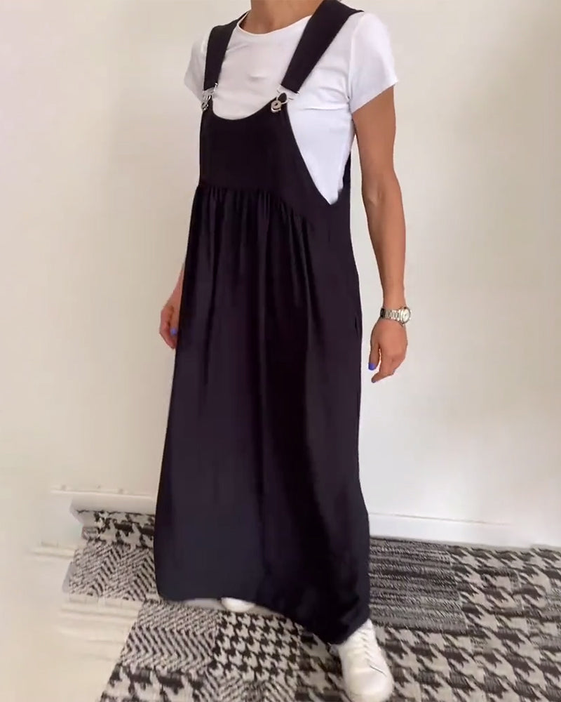 Cholula™ Vestido Casual con Tirantes Ajustables Lisos