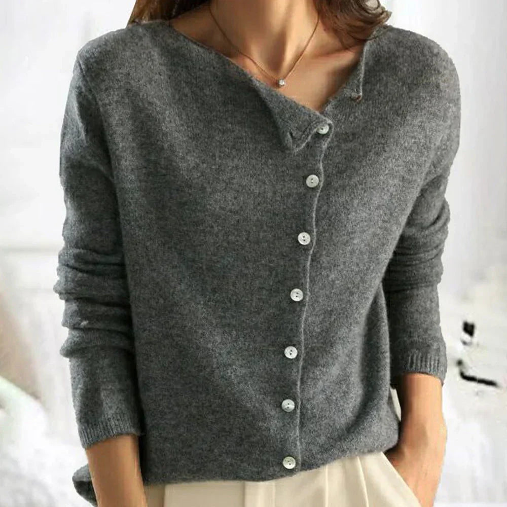 Claudia™ Cárdigan de Punto Suave para Mujer – Estilo Casual Chic