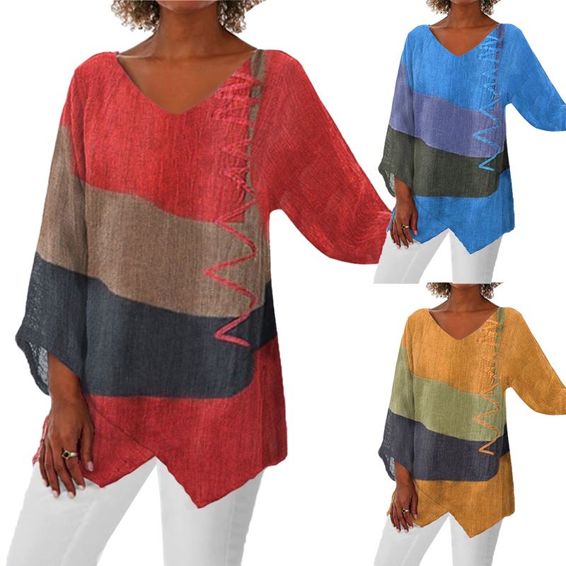 Karina™ Blusa Elegante para Mujer con Estampado Artístico