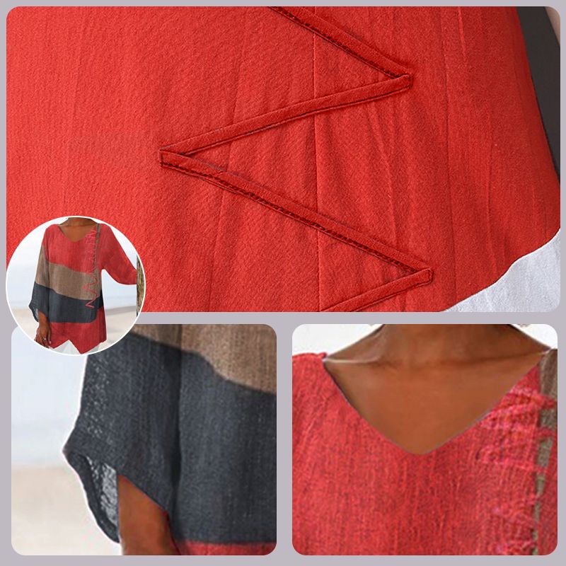 Karina™ Blusa Elegante para Mujer con Estampado Artístico