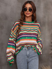 Zapopan™ Suéter Colorido de Punto Suave – Estilo y Comodidad