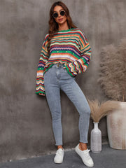 Zapopan™ Suéter Colorido de Punto Suave – Estilo y Comodidad
