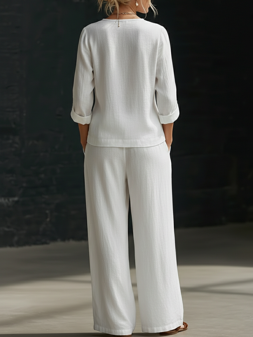 Conjunto Josefa Básico Femenino, Cómodo y Elegante para el Diario