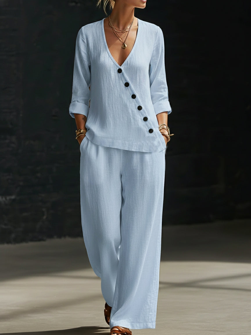 Conjunto Xitlali Básico Femenino, Cómodo y Elegante para el Diario
