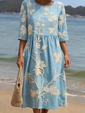 Xochime™ Vestido de Verano Elegante Vintage
