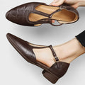 Custodia™ Zapatos Ortopédicos de Piel Mary Jane para Mujer