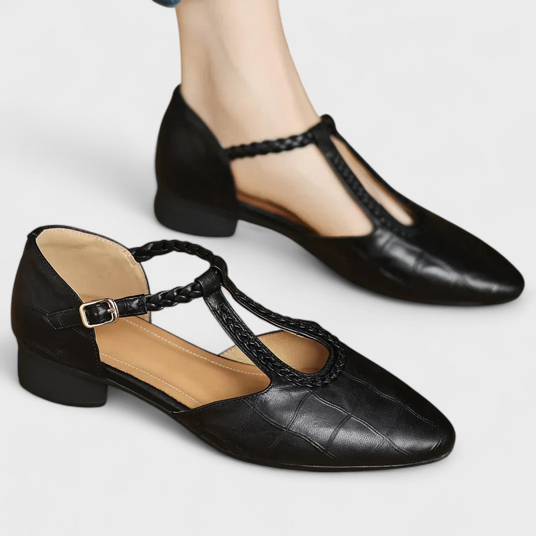 Custodia™ Zapatos Ortopédicos de Piel Mary Jane para Mujer