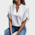 Brenda™ Blusa de Verano Elegante con Cuello en V Suelto