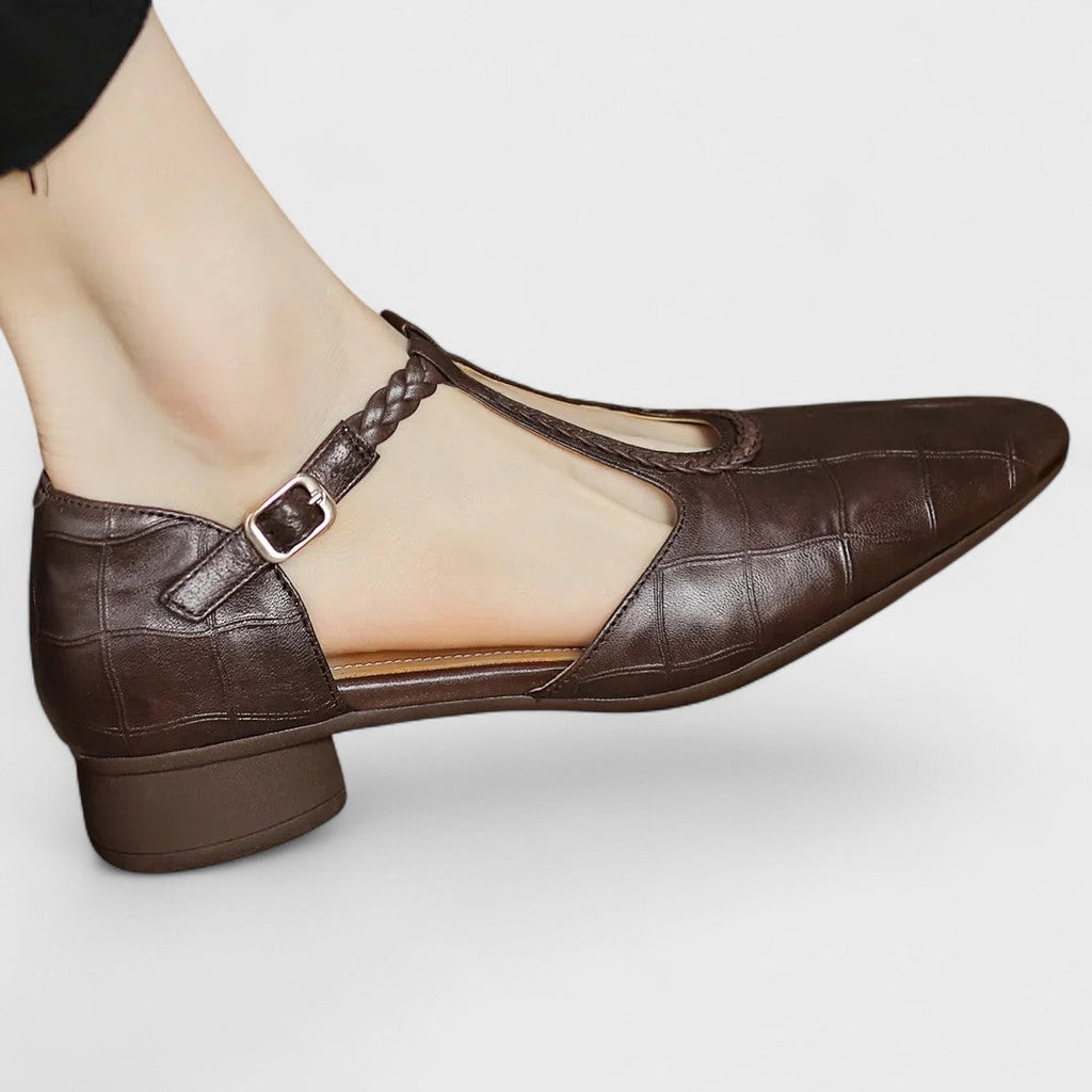 Custodia™ Zapatos Ortopédicos de Piel Mary Jane para Mujer