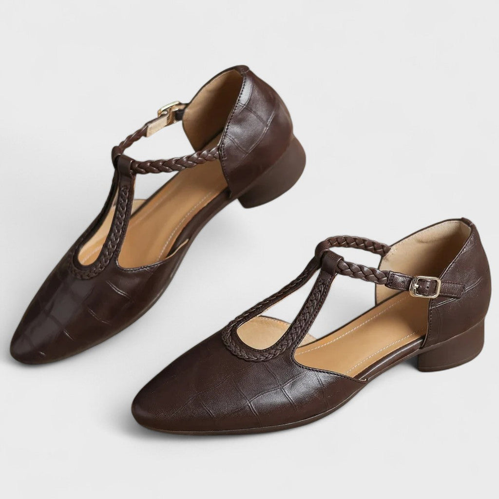 Custodia™ Zapatos Ortopédicos de Piel Mary Jane para Mujer