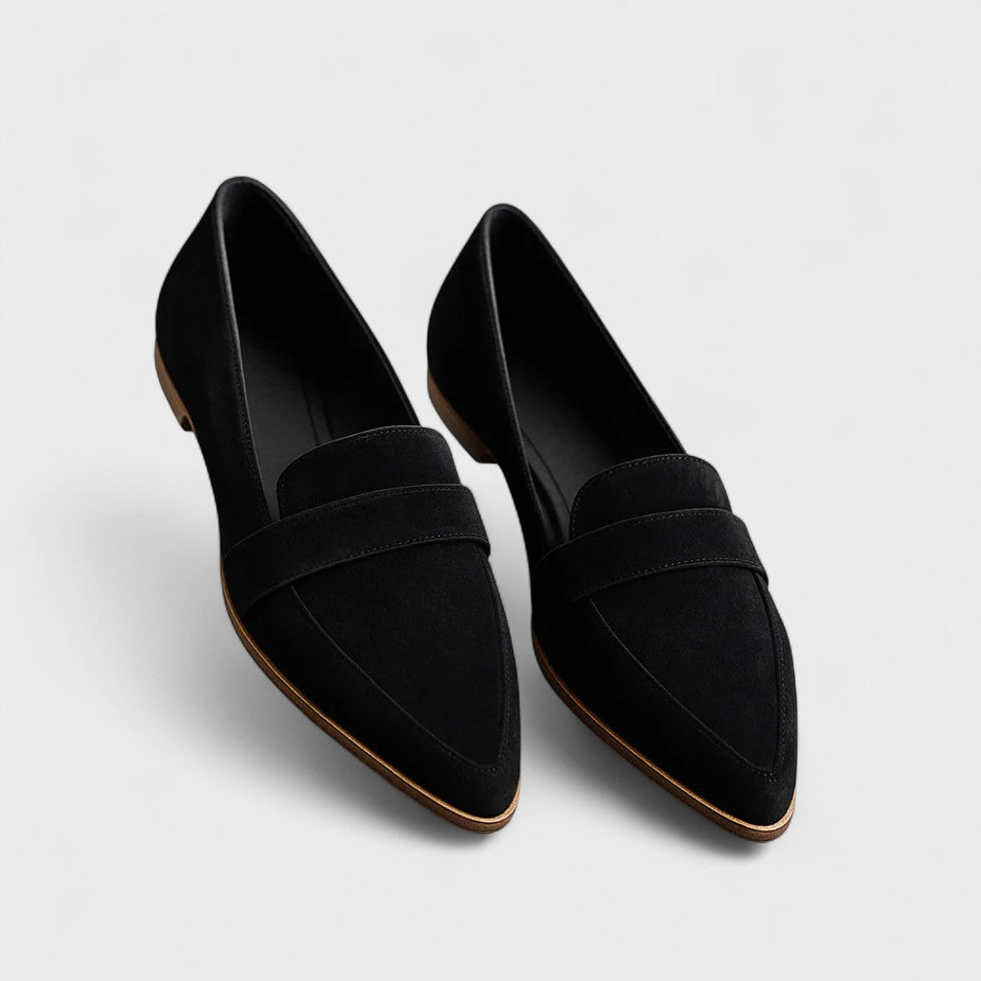 Anayeli™ Mocasines Ortopédicos de Piel para Mujer – Suela Antideslizante