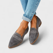 Anayeli™ Mocasines Ortopédicos de Piel para Mujer – Suela Antideslizante