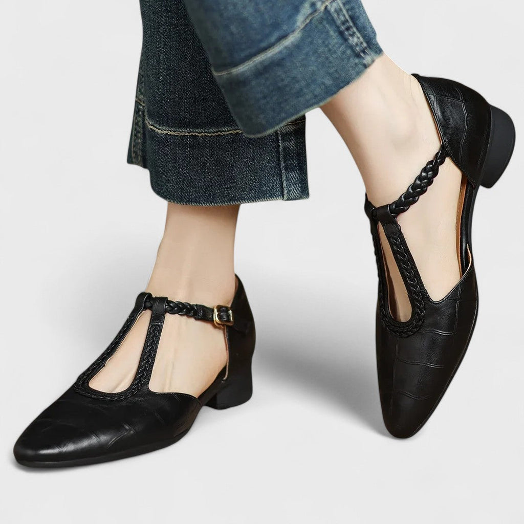 Custodia™ Zapatos Ortopédicos de Piel Mary Jane para Mujer