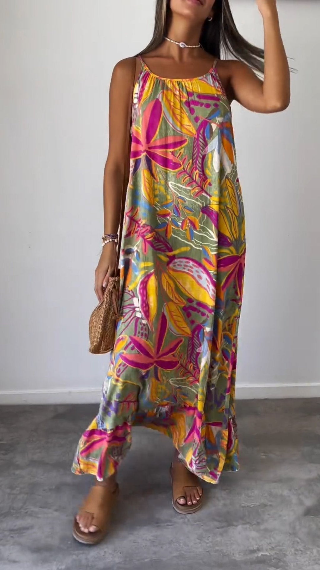 Reyna™ Vestido Floral Cómodo y Elegante para Mujer