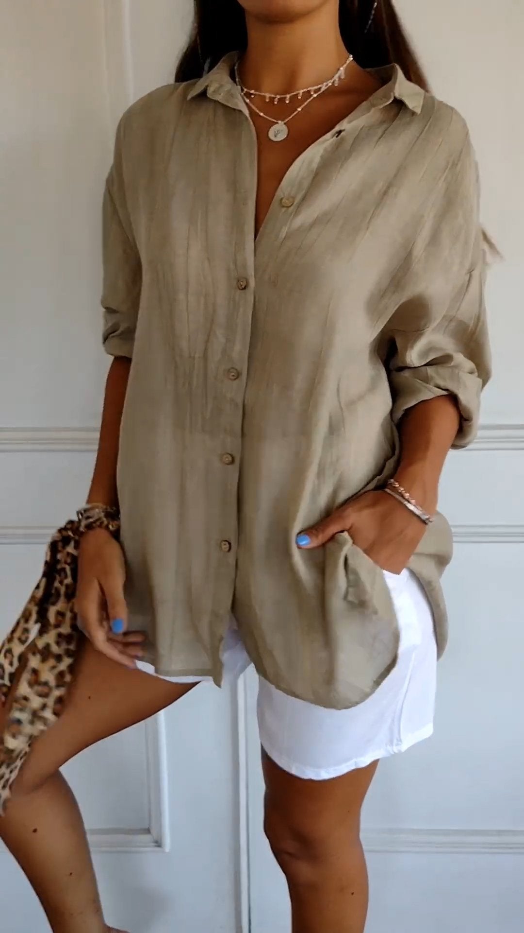 Uruapan™ Blusa Plisada Clásica para Mujer – Estilo Elegante
