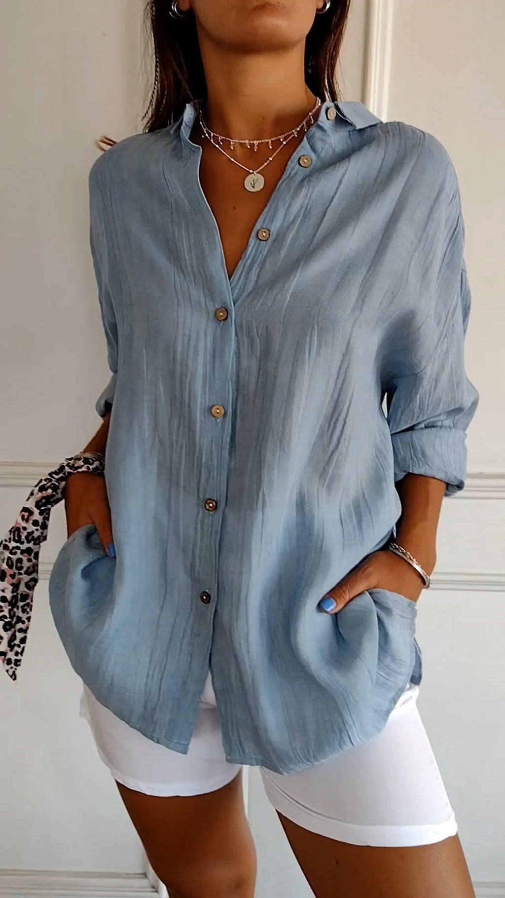 Uruapan™ Blusa Plisada Clásica para Mujer – Estilo Elegante