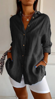 Uruapan™ Blusa Plisada Clásica para Mujer – Estilo Elegante