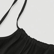 Gala™ Vestido Negro con Espalda Ajustable – Cómodo y Sexy