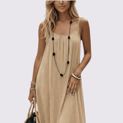 Gala™ Vestido Negro con Espalda Ajustable – Cómodo y Sexy