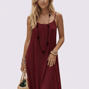 Gala™ Vestido Negro con Espalda Ajustable – Cómodo y Sexy