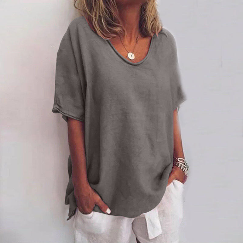 Yaretzi™ Blusa de Lino Atemporal y Ligera para Mujer