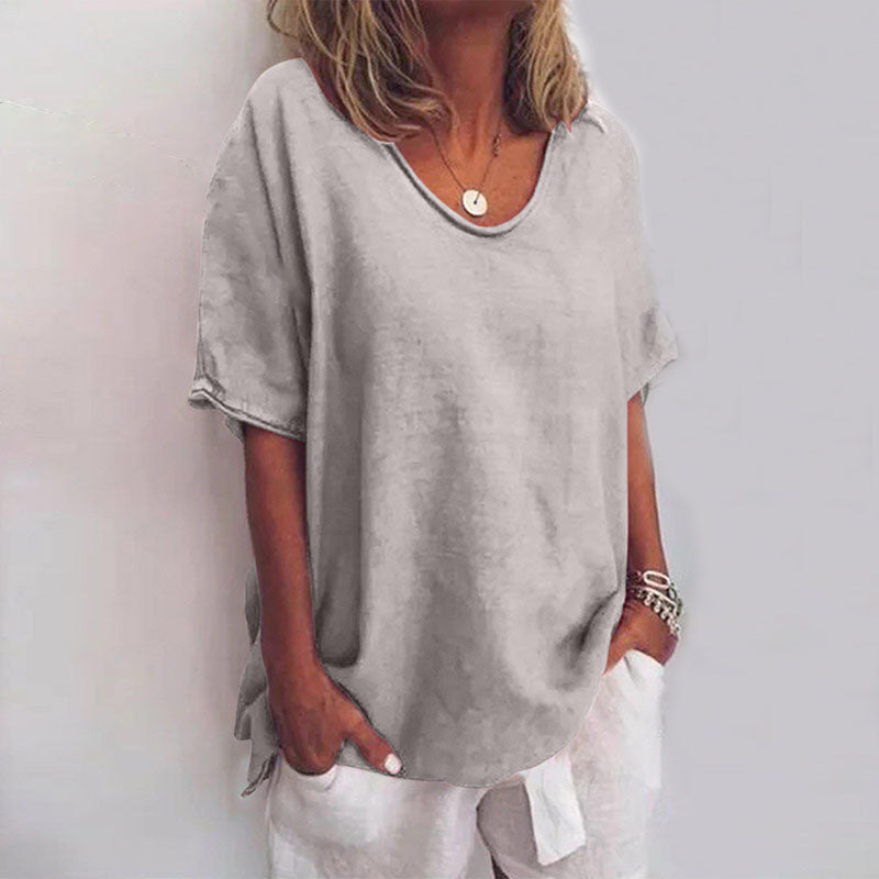 Yaretzi™ Blusa de Lino Atemporal y Ligera para Mujer