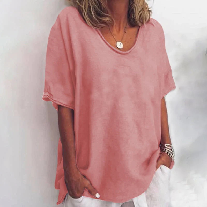 Yaretzi™ Blusa de Lino Atemporal y Ligera para Mujer