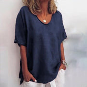 Yaretzi™ Blusa de Lino Atemporal y Ligera para Mujer