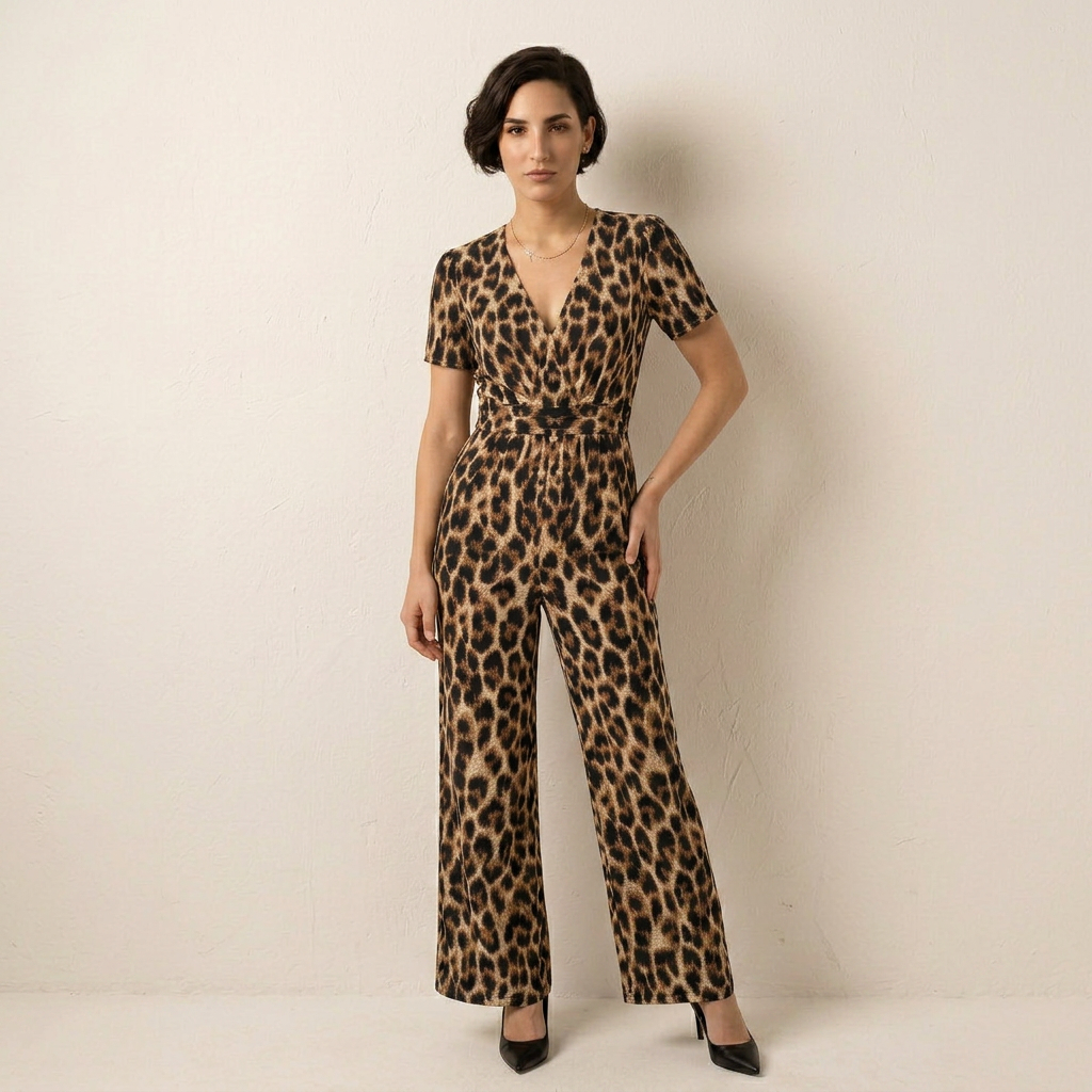 Veracruz™ Jumpsuit con Estampado Animal - Corte que Favorece a Todas