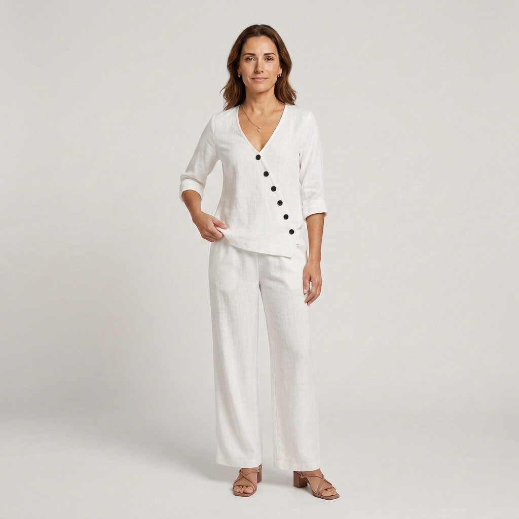 Conjunto Xitlali Básico Femenino, Cómodo y Elegante para el Diario