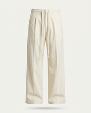 Tepotzotlán™ Pantalón Jogger Elegante Oversize Blanco para Hombre