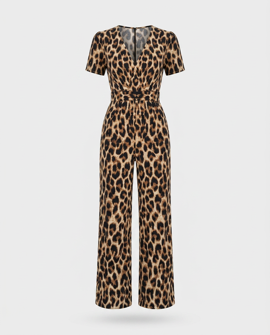 Veracruz™ Jumpsuit con Estampado Animal - Corte que Favorece a Todas