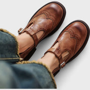 Feliciana™ Tacones de Piel Ecológica, Elegantes y Cómodos