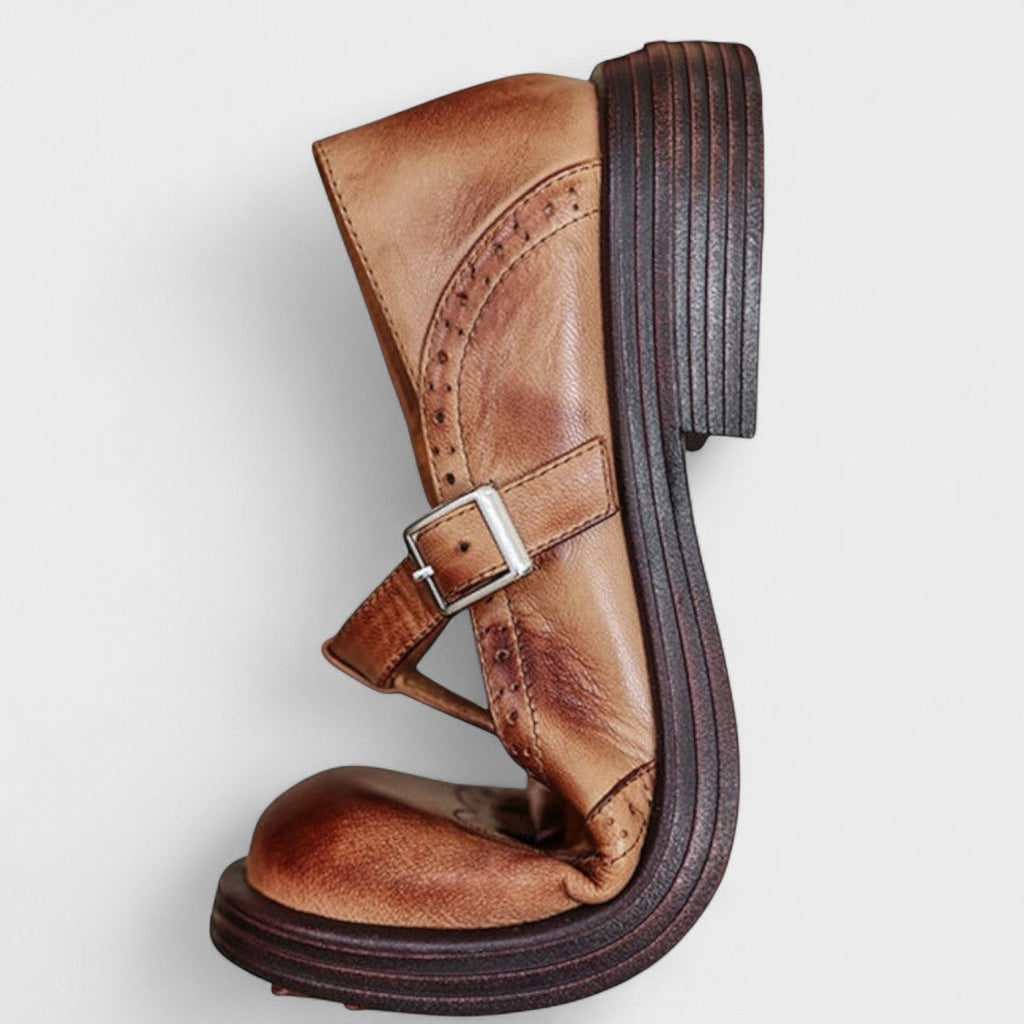 Feliciana™ Tacones de Piel Ecológica, Elegantes y Cómodos