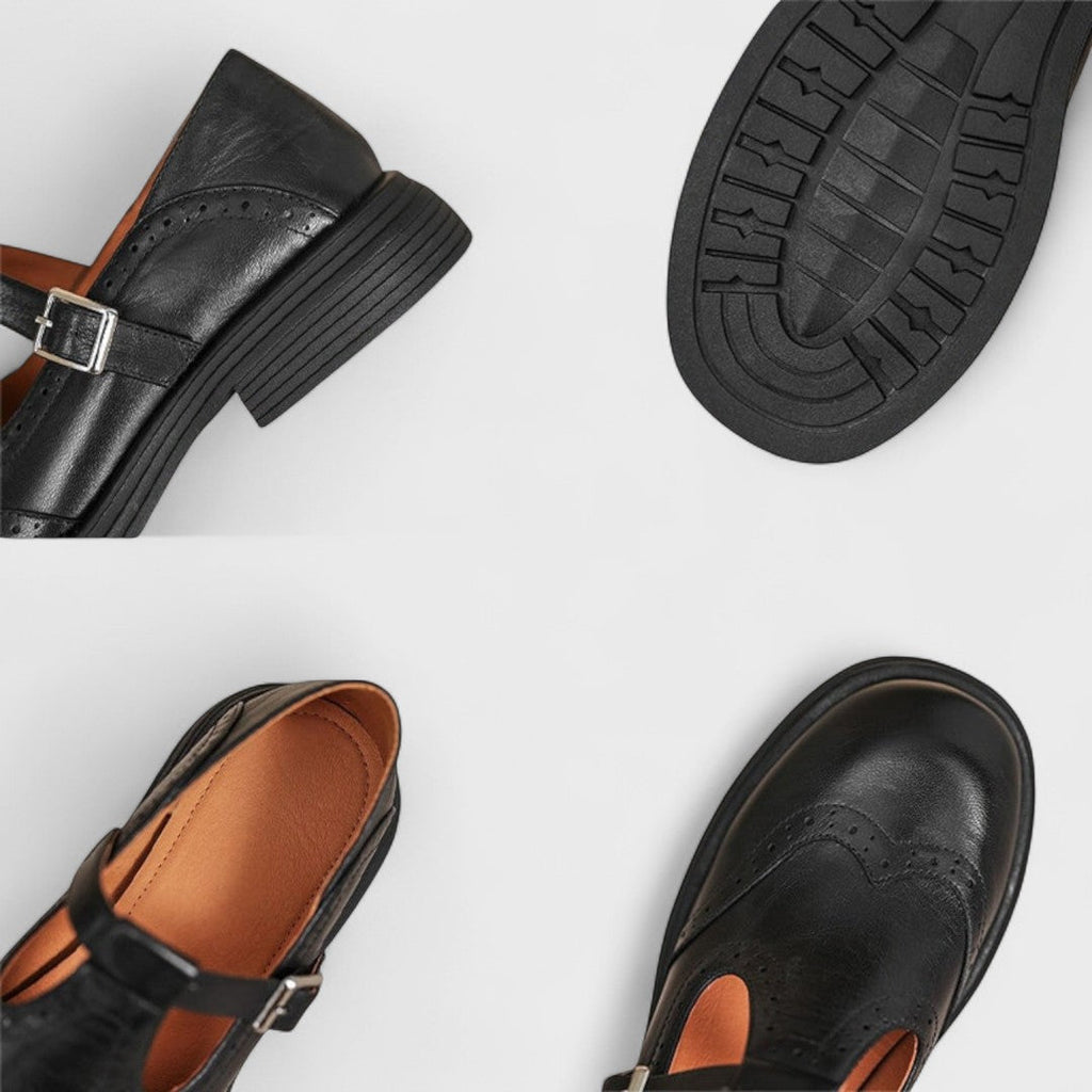 Feliciana™ Tacones de Piel Ecológica, Elegantes y Cómodos