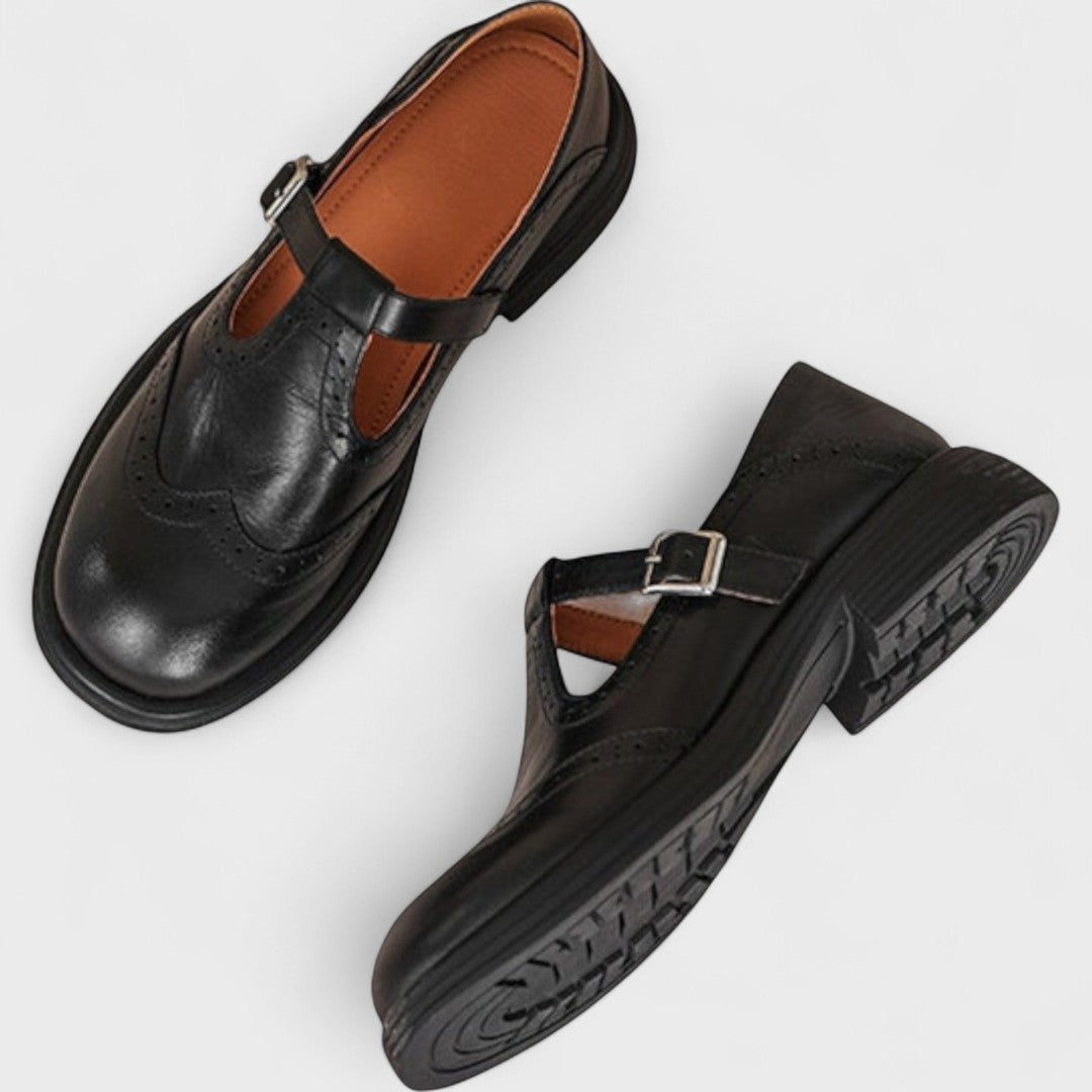 Feliciana™ Tacones de Piel Ecológica, Elegantes y Cómodos