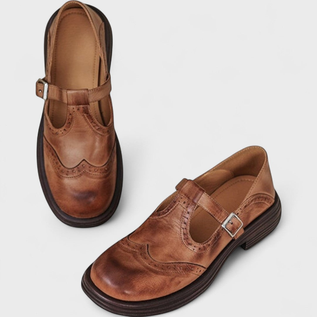 Feliciana™ Tacones de Piel Ecológica, Elegantes y Cómodos