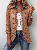 Concepción | Chaqueta Floral Vintage con Volantes