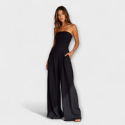 Toluca™ Jumpsuit Strapless Elegante – Ajuste Favorecedor