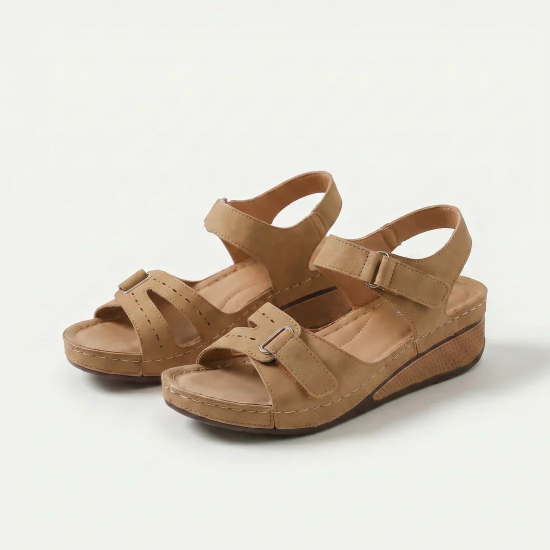 Abrilia™ Sandalias Ortopédicas de Cuña Cómodas