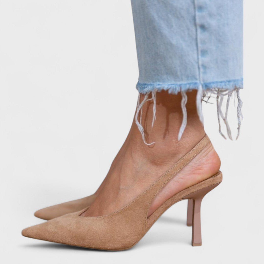 Fermina™ Zapato Slingback para Mujer con Tacón Fino Elegante