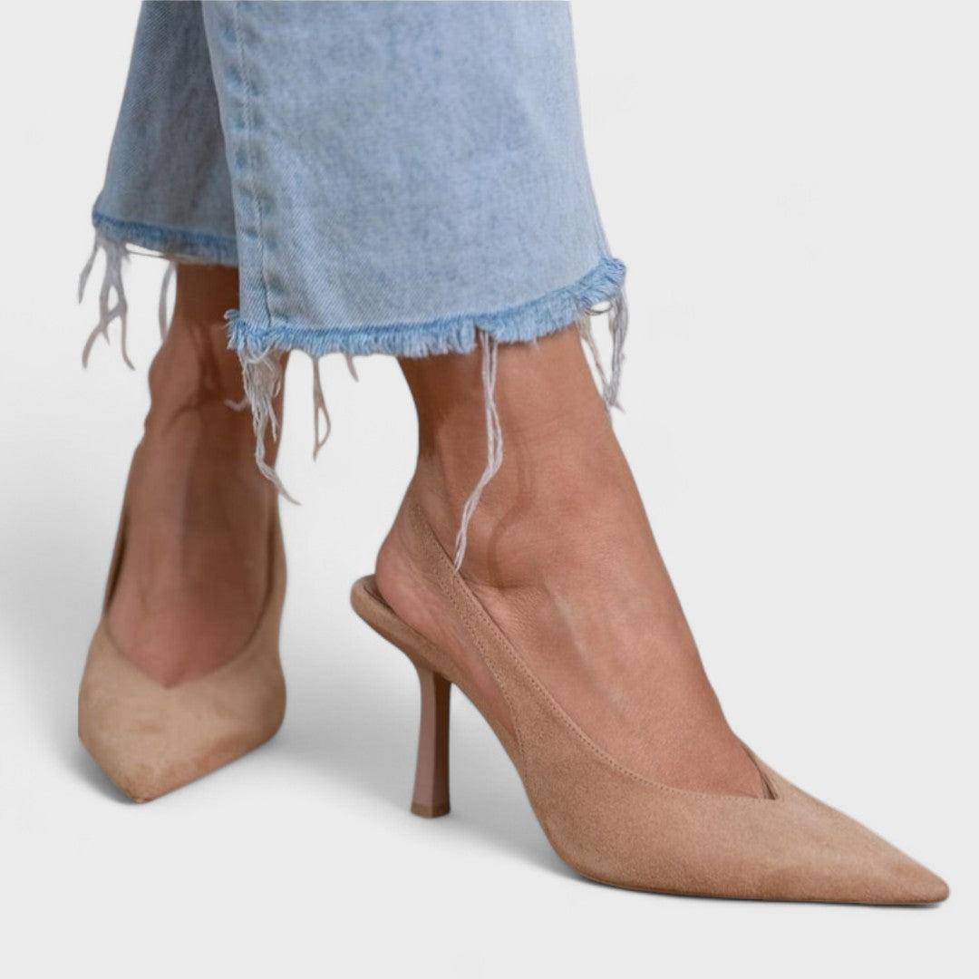 Fermina™ Zapato Slingback para Mujer con Tacón Fino Elegante