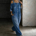 Milena™ Jumpsuit de Pierna Ancha con Bolsillos