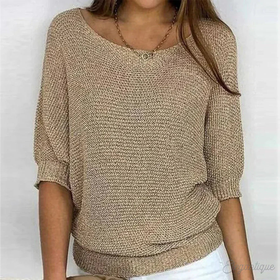 Gabriela™ | Suéter de Punto Trenzado Elegante